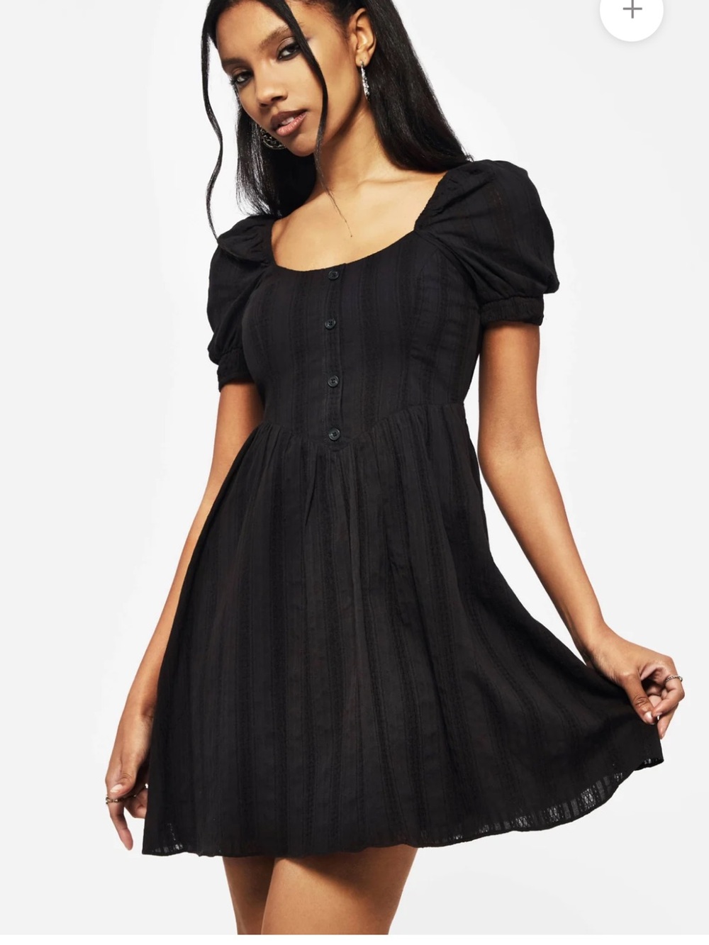 Disturbia Marcia Broderie Mini Dress US 8